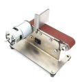 Multifunctional Grinder Mini Electric Belt Sander DIY Polishing Grinding Machine Cutter Edges Sharpener with Sand Belt