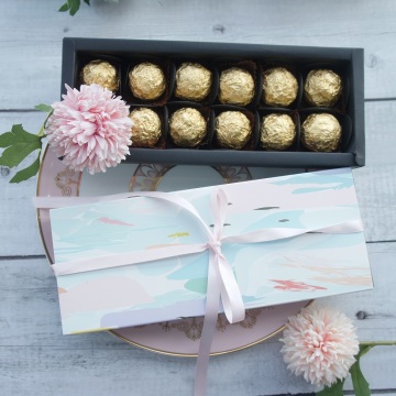 9.5x24.5x3.5CM Abstract sun cloud sky pattern 10 set Chocolate Paper Box valentine Christmas Birthday Party Gifts Packing Boxes