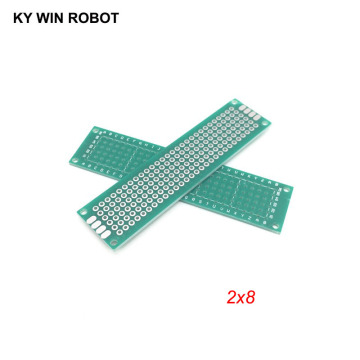 5pcs 2x8cm 20x80 mm Single Side Prototype PCB Universal Printed Circuit Board Protoboard For Arduino