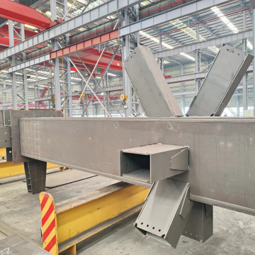 Heavy Welded Box Steel Beam Column