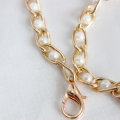 2020 NEW brand Pearl strap for bags handbag accessories purse belt handles cute bead chain tote women parts /gold Accessories