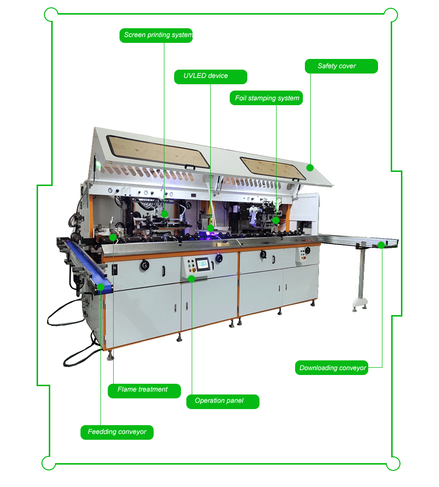 Glass Bottles Automatic Hot Stamping Machine