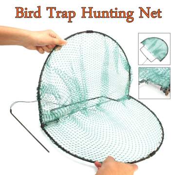 New Bird Net Effective Humane Live Trap Hunting Sensitive Quail Humane Trapping Hunting Garden Supplies Pest Control 49X30cm