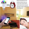 E27 Smart RGB Wireless Bluetooth Speaker Bulb 9W LED Light Music Speaker Timer Player Dimmable Remote Control Music Lamp