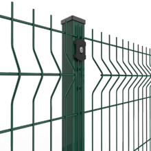 High quality powder coated garden 3d fence panel