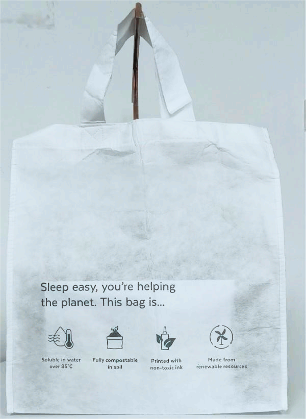Custom reusable biodegradable non-woven bag