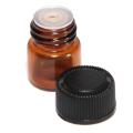 12pc 1 ml Amber Essential Oil Bottle with Orifice Reducer and cap Wonderful2.09