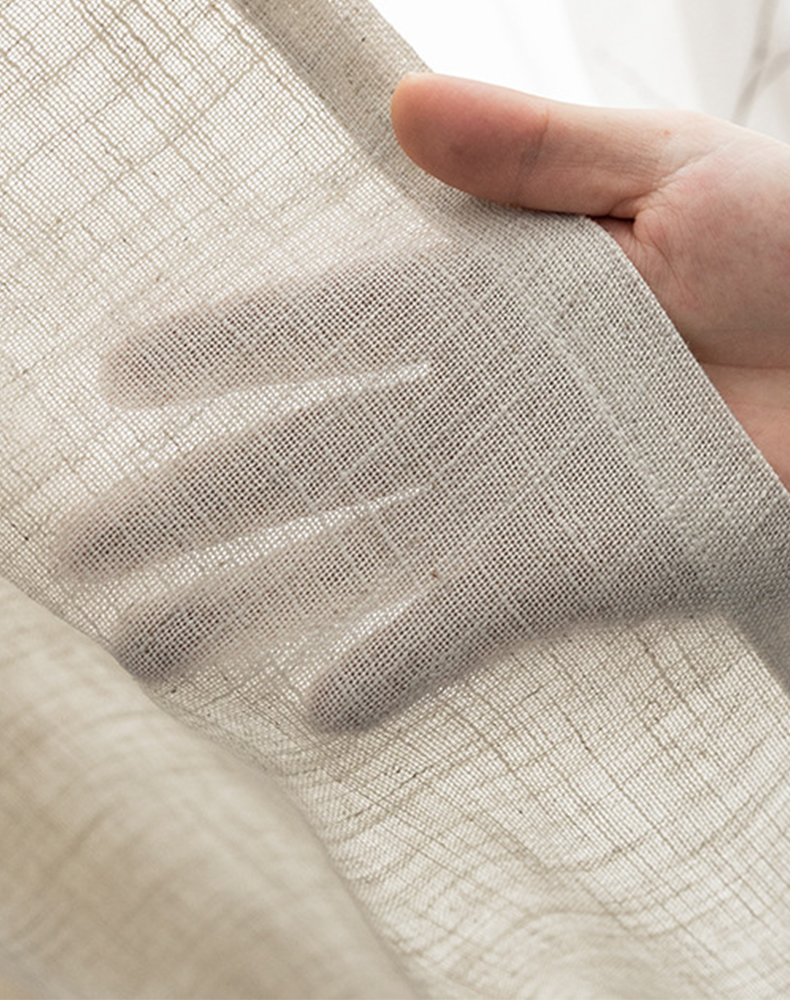 High Shading Linen Window Curtain
