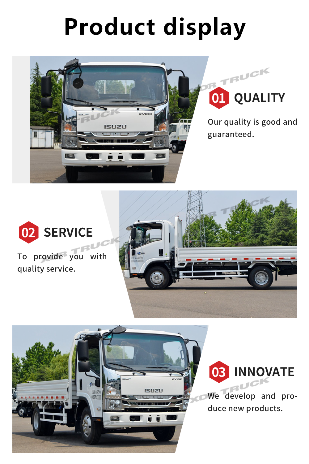 ISUZU KV100 cargo truck