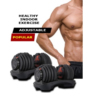 SO14 free shipping high quality 15 different weight adjustable weights dumbbell bodybuilding with coating (pair)