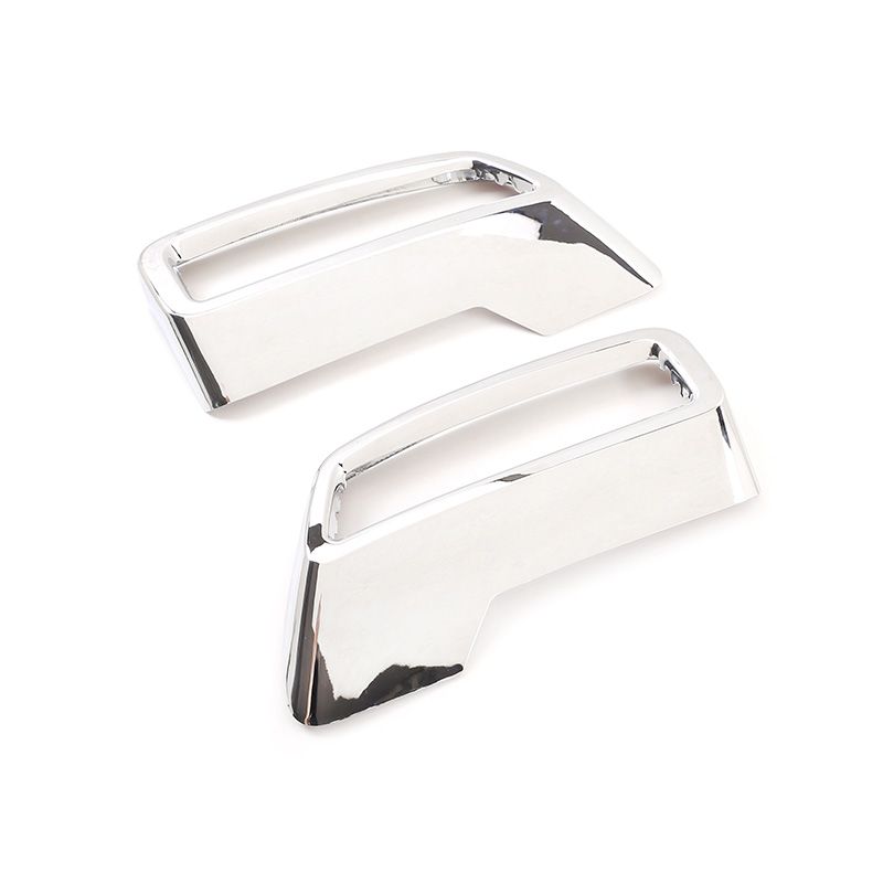 Exterior Chrome Tail Throat Decor Frame For Peugeot 3008 5008 4008 Exhaust Muffler End Pipe Covers Stickers Auto Accessories