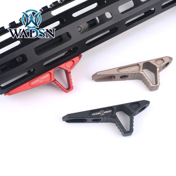 WADSN Tactical M-LOK KEYMOD Angled Hand Stop Kit Hunting Rifle Hanguard Blocker Aluminum Fit Picatinny Rail Gun Accessories