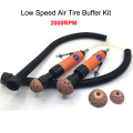 Air Tire Tyre Buffer Kit Tool Low Speed Pneumatic Die Grinder Glue Eraser Tool W/ Tire Buffing Wheel 38mm 55mm Grinding Head