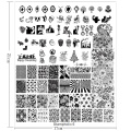 Biggest Size Stampholic nail art image plate nail template CHOOSING DESIGNS nail beauty stencil TOOLS nail disk