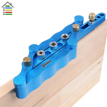 AUTOTOOLHOME Dowel Jig Self Centering Doweling Jig Metric Dowel Pin 6/8/10mm Drilling Tools for woodworking