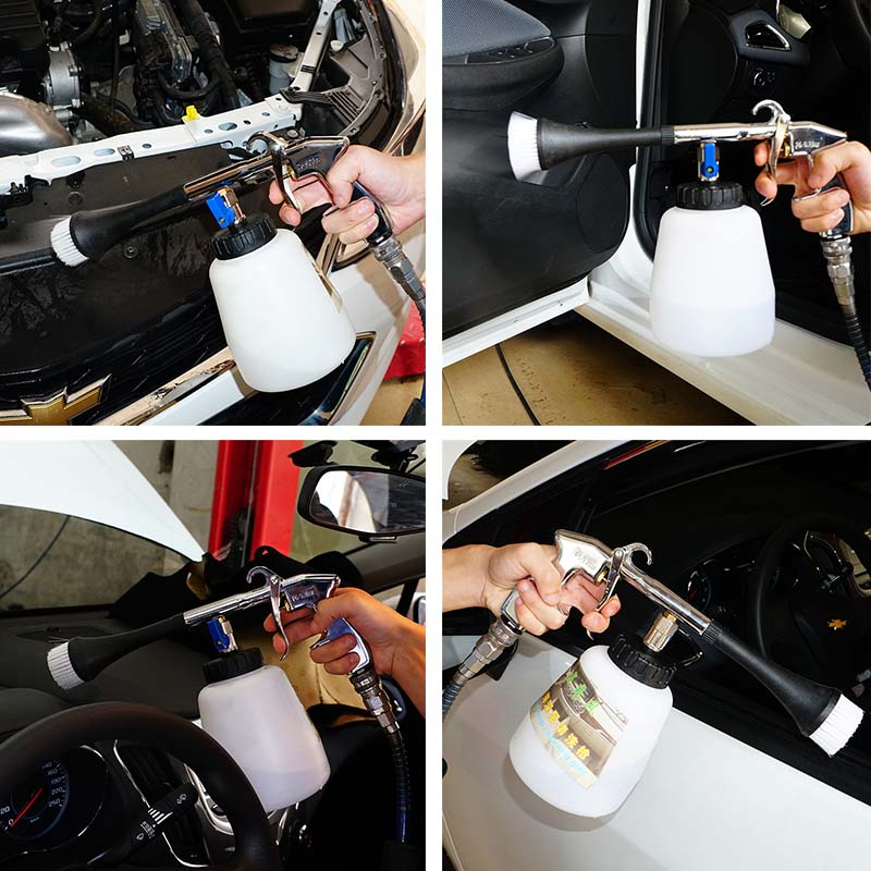 Car Cleaning Gun Auto Interior Dry Deep Clean Washing Gun For Cockpit Care high quality Car Air Operated Wash Equipment