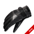 2019 Hot Sale Men sheepskin gloves genuine leather glove for men winter Outdoor warm fur thickening thermal patchwork gloves