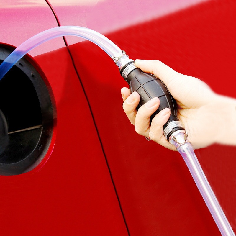 Universal Car Oil Pump Fuel Pump Hand Suction Pipe Pumping Durable For Liquid Petrol Tuning Fuel Gasoline Diesel Manual Gas Pump