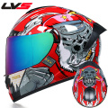 Men's and women's motorcycle helmets - motorcycle helmets with double lenses