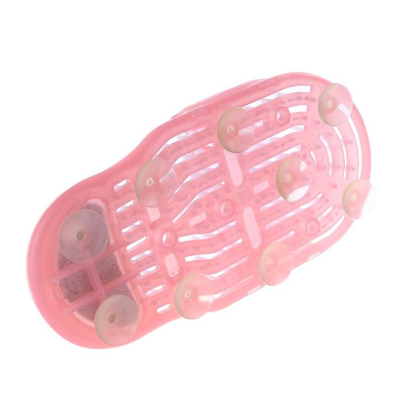 Plastic Feet Massage Slippers Bath Shoes Bath Shower Brush Pumice Stone Foot Scrubber Spa Shower Remove Dead Skin Foot Care Tool