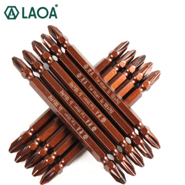 LAOA S2 Alloy Steel Electric screwdriver Bit 65mm 100mm 150mm 200mm 250mm Phillips PH2 Double screwdriver Bits