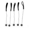 5pcs Lens Cover Cap Keeper Holder Rope Hanging Cord Anti-Lost Lens Cover Rope For DSLR SLR Camera Easy Install