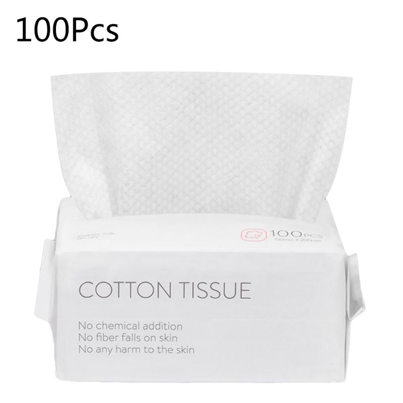 50/100pcs Disposable Face Towel Travel Cotton Makeup Wipes Facial Cleansing Cotton Tissue