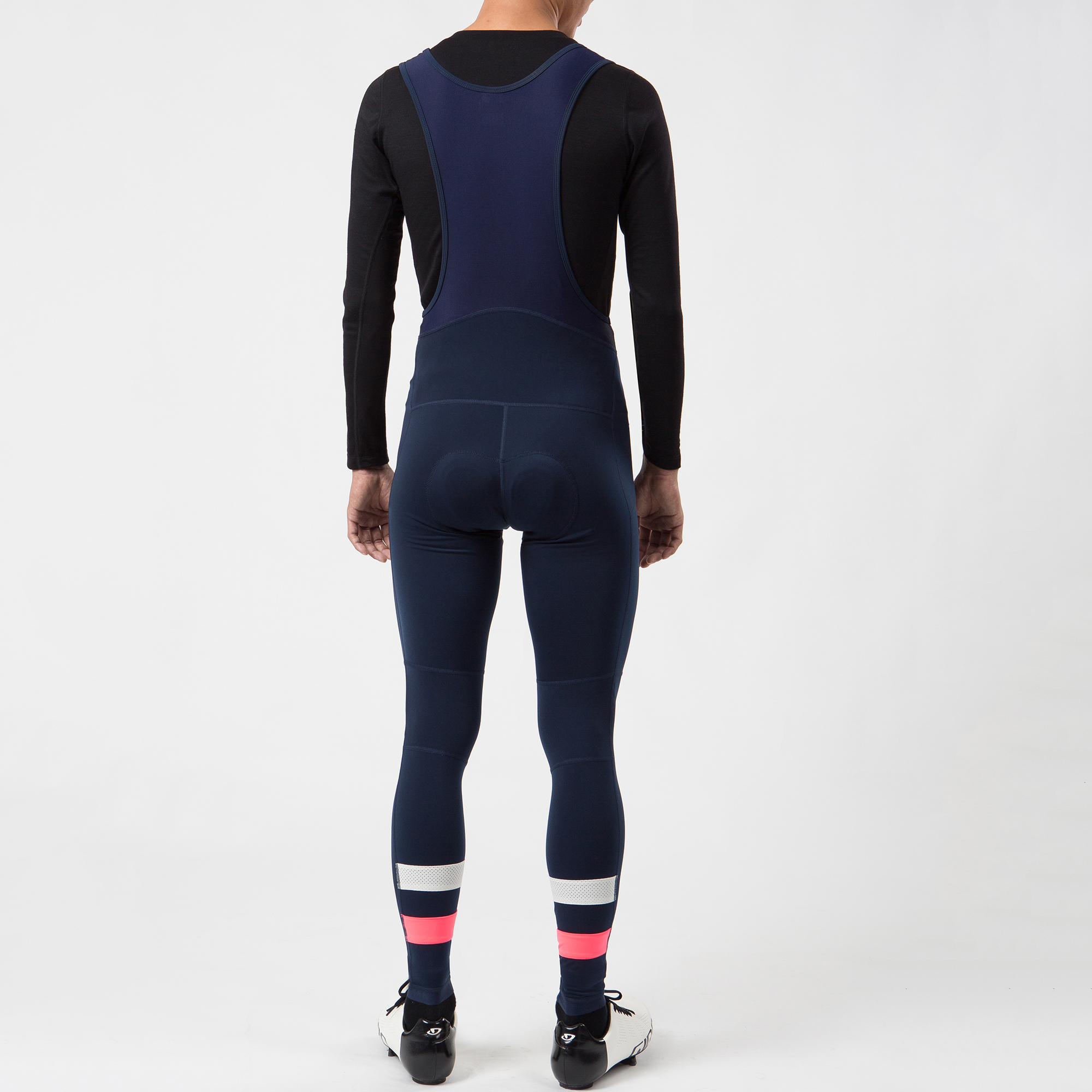 2019 SPEXCEL winter navy thermal fleece training cycling tights cycling bib pants cycling bibs for 8-20 degree ride