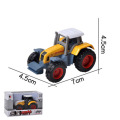 1/64 alloy farm tractor model set children's toy farmer harvester agricultural vehicle simulation model