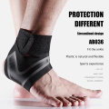 1PC Adjustable Ankle Support Pad Ankle Sleeve Pressure Anti-Spinning Elastic Breathable Support Fitness Sports Safety Prevention
