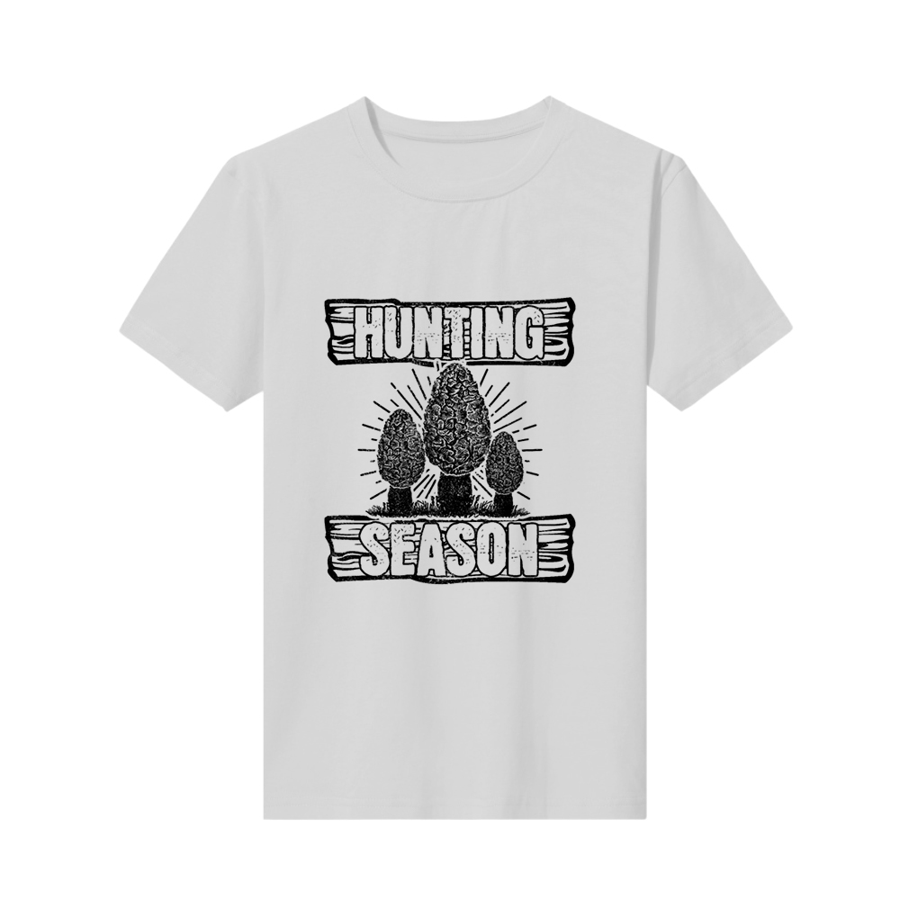 morel mushroom hunting men's t-shirts fashion t-shirts for men Free Shipping Sale