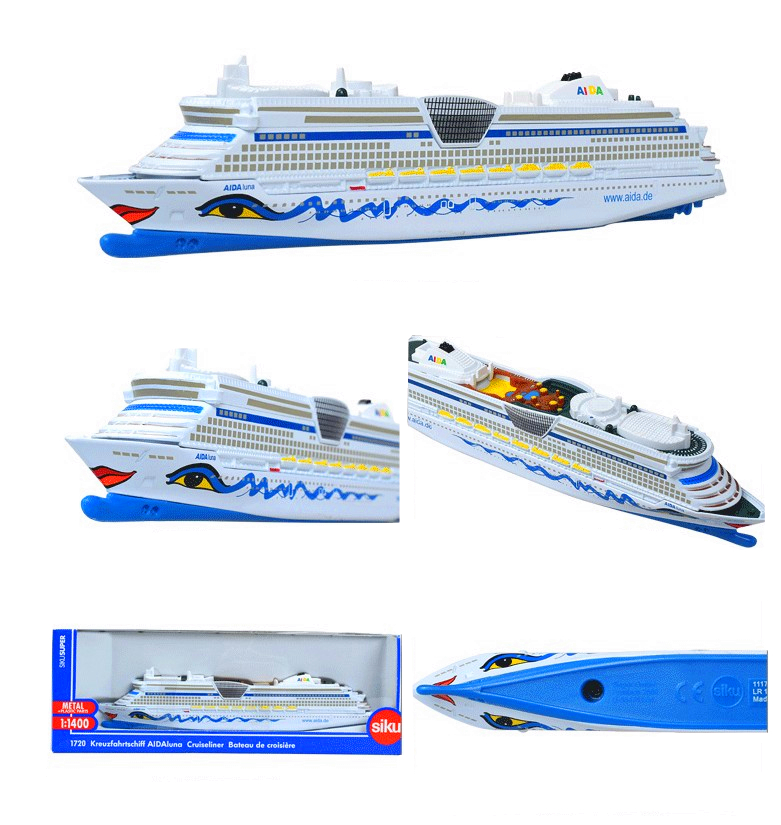 Collectibles 1/1400 Aida luxury cruise ship AIDAprima simulation ship model cruise passenger ship 1720