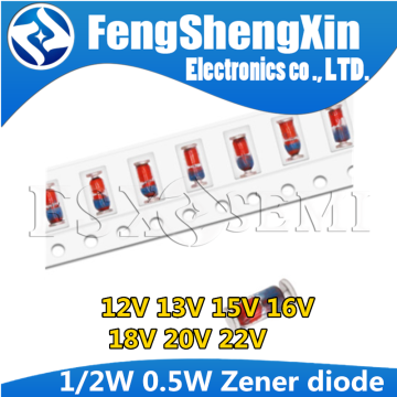 200pcs/lot 0.5W 1/2W Zener diode LL34 1206 12V 13V 15V 16V 18V 20V 22V ZMM12V ZMM13V ZMM15V ZMM16V ZMM18V ZMM20V ZMM22V