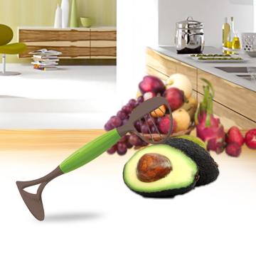 3-in-1 Avocado Fruit Splitter Masher Multi-functional Fruit Seeder Core Splitter Cutting Supplies Kitchen Accessories Fruit Carv