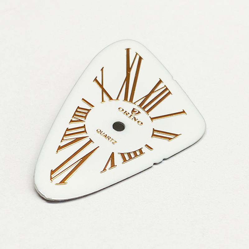 Cursive Roman index watch dial