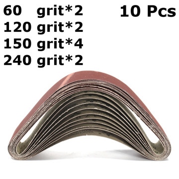 10Pcs 50x686mm Abrasive Sanding Belt Sanding Paper for Belt Sanders Bench Grinder Grinding Polishing Tool 60-150 Grit New