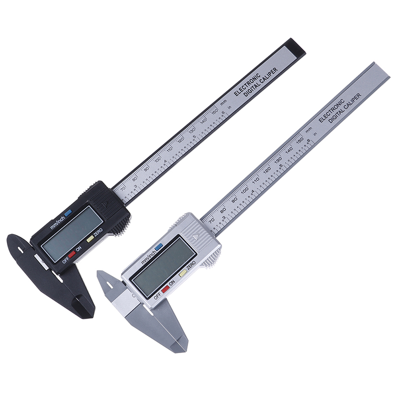 0-150 mm Electronic Digital Caliper 6 Inch Plastic Carbon Fiber Vernier Caliper Gauge Micrometer Measuring Tool