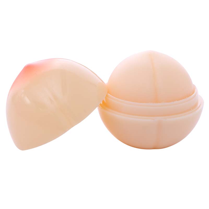 Cute Makeup Peach Shape Moisturizer Nutritious Lip Balm Long Lasting Lipstick Balm TSLM1