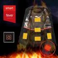 USB Charged Clothes Heating Pads Carbon Fiber Electric Adjustable Temperature Warmer Thermal Clothing Waist Belt Heating Plate