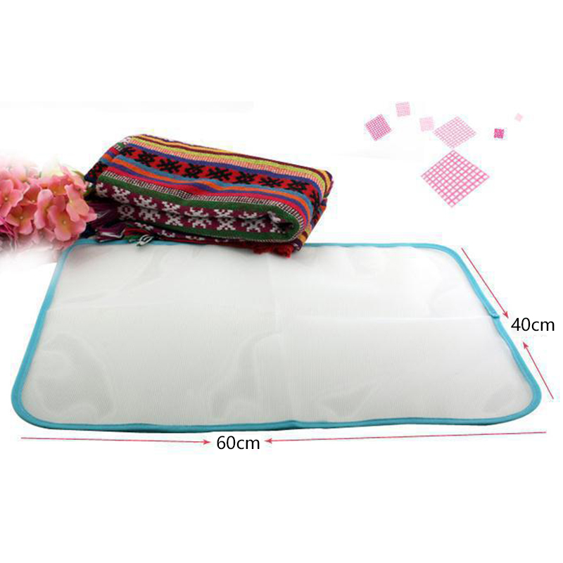 Ironing Mat Against Pressing Pad Ironing Cloth Guard Net Mesh Protective Insulation Ironing Board Cover Random Color