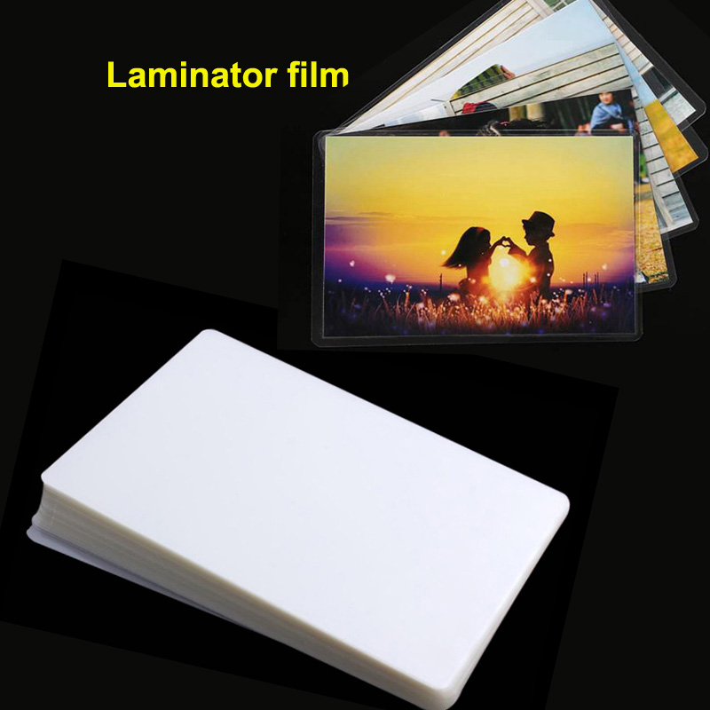 70mic Thermal Laminating Film Pouches PET Clear Sheet Photo Paper Document Picture Lamination for Laminating Machine Laminator