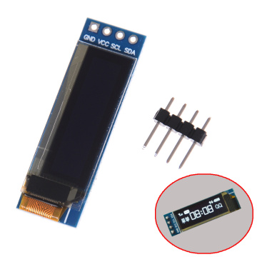 New 0.91 Inch 128x32 IIC I2C White / Blue OLED LCD Display DIY Module SSD1306 Driver IC DC 3.3V 5V For Arduino