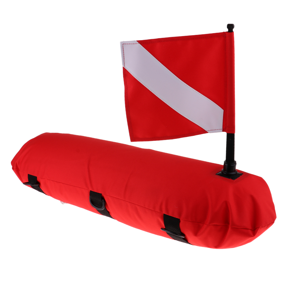 Inflatable Scuba Diving Spearfishing Signal Float Buoy + Dive Flag Banner Swimming Free Diving snorkeling Accessories