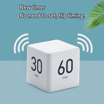 Kitchen Timer Magic Cube Creative Timer 5/15/30/60 Minutes Alarm Time Management Family Kids Yoga Office Workout Home Timer
