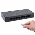 Free postage EU Plug 8-RJ45 Port 10/100Mbps Ethernet Network Switch HUB Desktop Mini Fast LAN Switcher Adapter