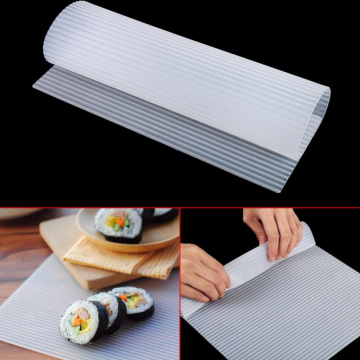 1pcs food grade silicone wave sushi roll curtain sushi tool DIY accessories tool sushi roll rice mold handmade kitchen tool