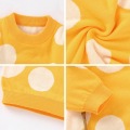 New Newborn Baby Boys Girls Sweater Coats Dot Print Cotton Knit Solid Boys Girls Infant Outwear