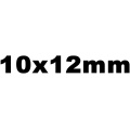 10x12 mm