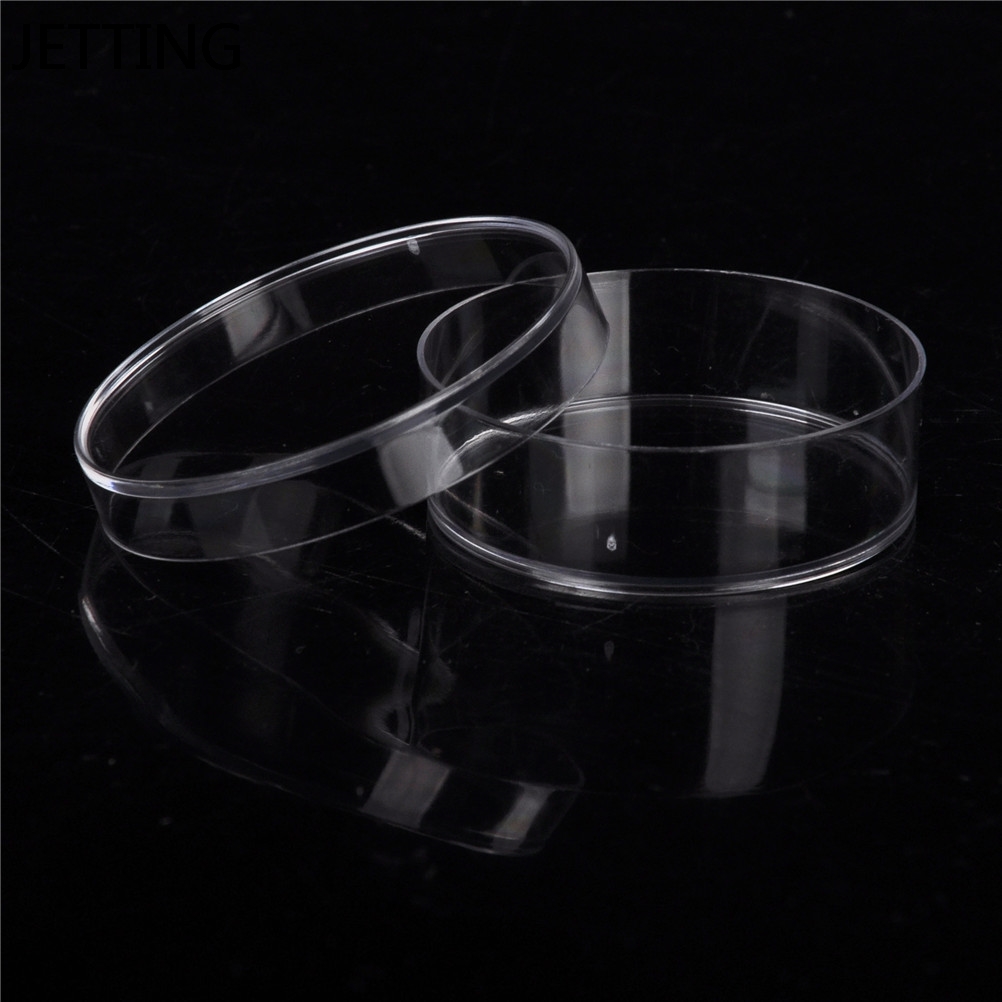 JETTING Lab Supplies 10PCS Practical Sterile Petri Dishes With Lids For Lab Plate Bacterial Yeast Chemical Instrument Lab Supply