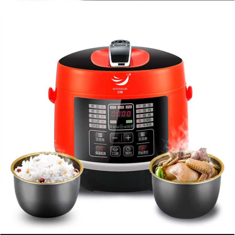 110V Electric Pressure Cooker Double Liner 3L Smart Mini Pressure Cooker Rice Cookers USA Japan Canada